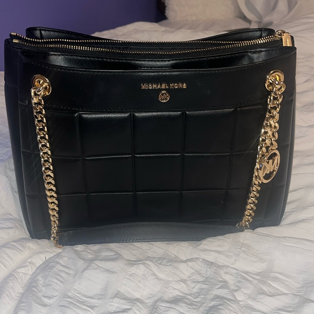 Michael Kors Purse  - Susan Medium Quilted Leather Satchel